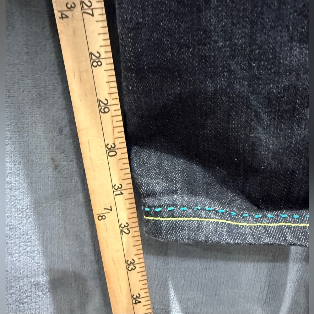 VTG Y2K Coogi Jeans 40x35 Baggy Hip Hop Skater Grunge Wide Leg Sewn Embroidery - Picture 5 of 13